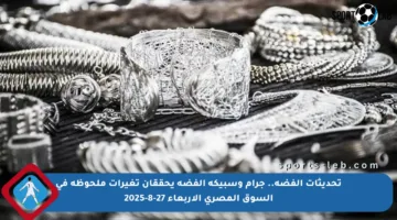 تحديثات الفضة.. جرام وسبيكة الفضة يحققان تغيرات ملحوظة في السوق المصري الأربعاء 27-8-2025